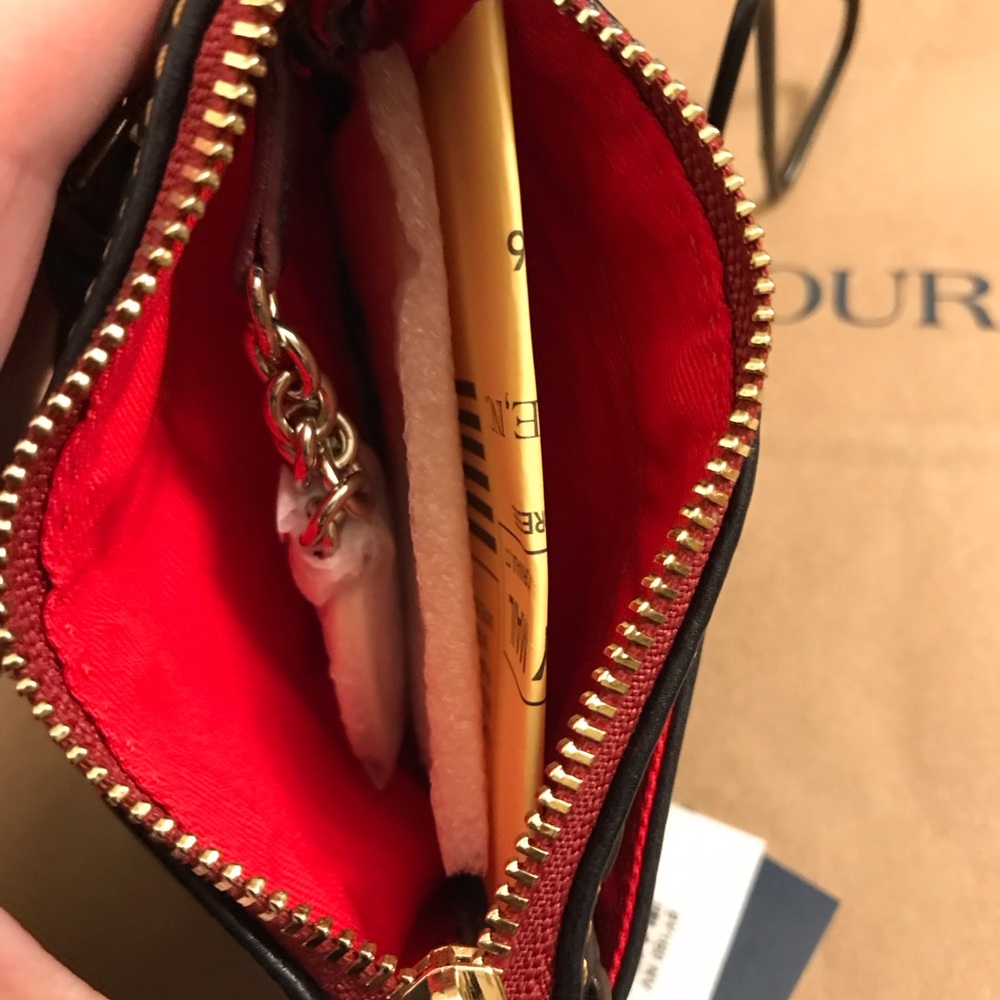 Dooney & Bourke Florentine Coin Case in NAVY 😎 - Picture 5 of 7